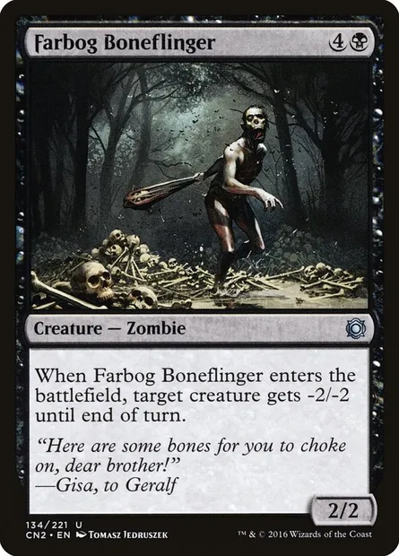 Farbog Boneflinger, Magic card CN2 134 — Conspiracy: Take the Crown set