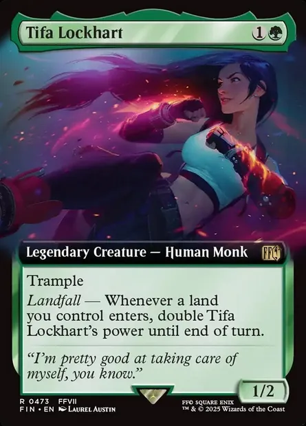 Tifa Lockhart, Magic card FIN 473 — Final Fantasy set