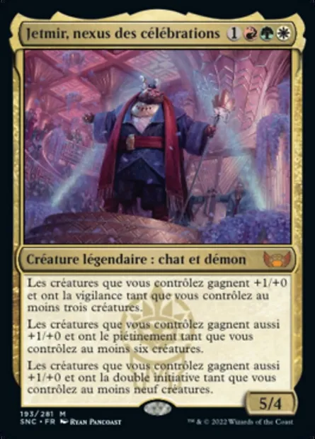 Jetmir, nexus des célébrations, carte Magic SNC 193 — extension Les rues de la Nouvelle-Capenna
