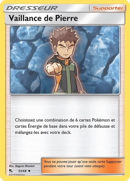 Vaillance de Pierre, carte Pokémon HIF 53 — extension Destinées Occultes