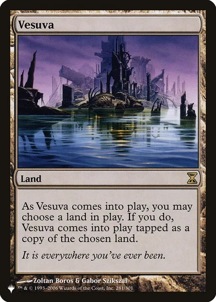 Vesuva, Magic card PLST TSP-281 — The List set