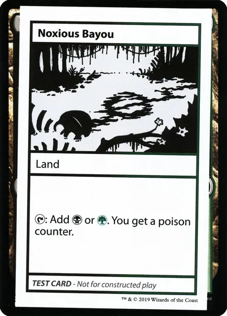 Noxious Bayou, carte Magic CMB2 118 — extension Mystery Booster Playtest Cards 2021