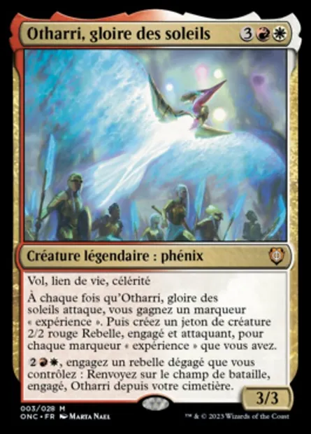 Otharri, gloire des soleils, carte Magic ONC 3 — extension Phyrexia: All Will Be One Commander