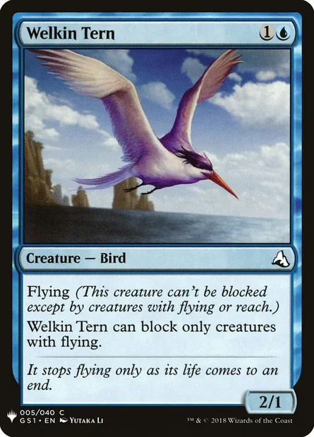 Welkin Tern, Magic card PLST GS1-5 — The List set
