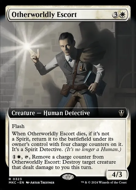 Otherworldly Escort, Magic card MKC 323 — Murders at Karlov Manor Commander set
