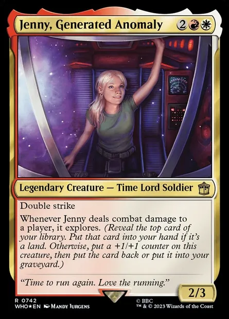 Jenny, Generated Anomaly, Magic card WHO 742 — Doctor Who set