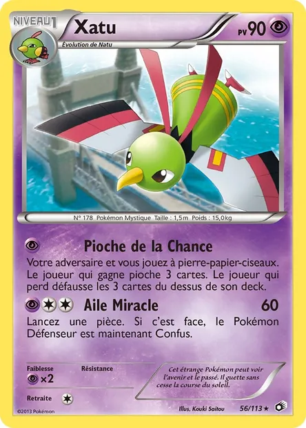 Xatu, carte Pokémon LTR 56 — extension Legendary Treasures
