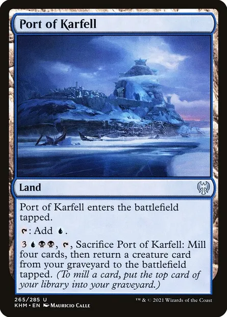 Port of Karfell, Magic card KHM 265 — Kaldheim set