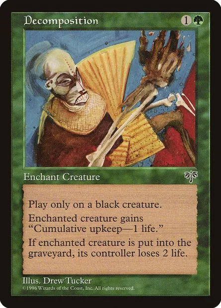 Décomposition, carte Magic MIR 212 — extension Mirage