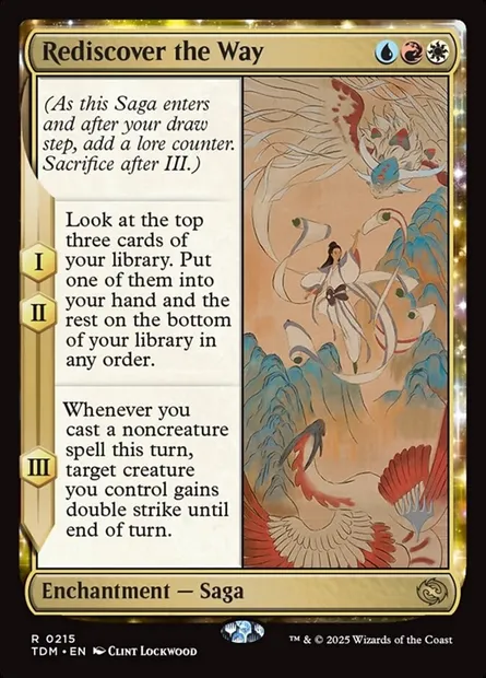 Rediscover the Way, Magic card PTDM 215p — Tarkir: Dragonstorm Promos set