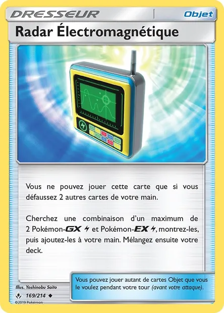 Radar Électromagnétique, carte Pokémon UNB 169 — extension Alliance Infaillible