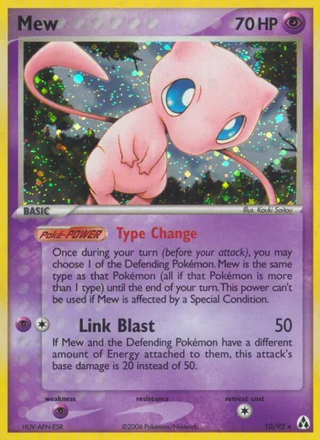 Mew, Pokémon card LM 10 — Legend Maker set