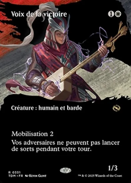 Voix de la victoire, carte Magic TDM 331 — extension Tarkir: Dragonstorm