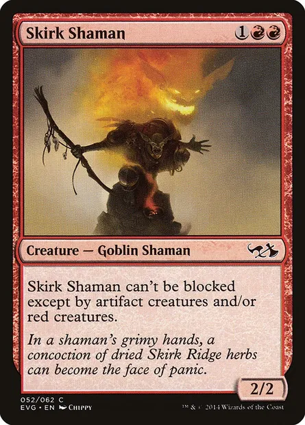 Skirk Shaman, Magic card EVG 52 — Duel Decks Anthology: Elves vs. Goblins set
