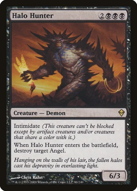 Halo Hunter, Magic card ZEN 96 — Zendikar set