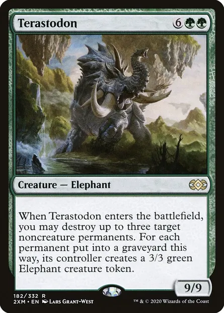 Terastodon, Magic card 2XM 182 — Double Masters set