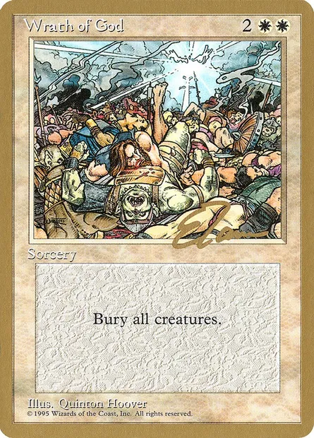Wrath of God, Magic card PTC et58 — Pro Tour Collector Set set