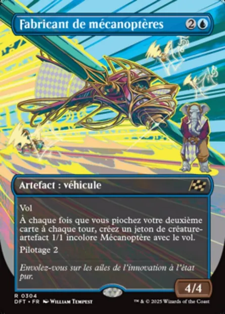 Fabricant de mécanoptères, carte Magic DFT 304 — extension Aetherdrift