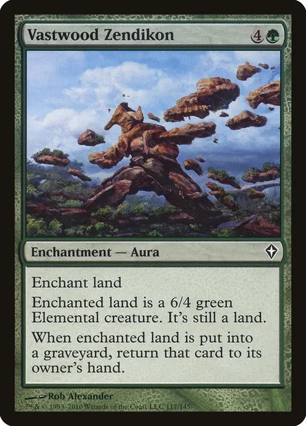 Vastwood Zendikon, Magic card WWK 117 — Worldwake set
