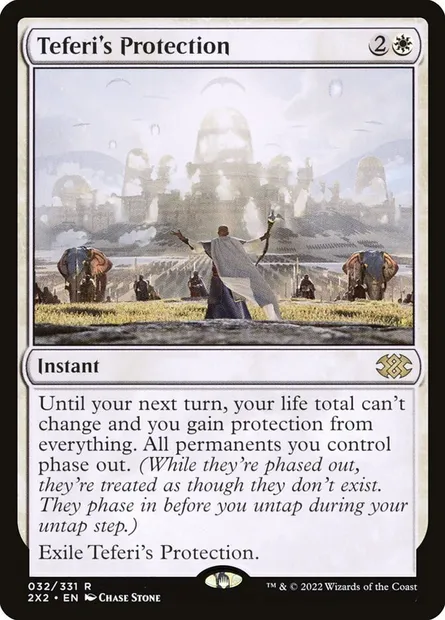 Teferi's Protection, Magic card 2X2 32 — Double Masters 2022 set