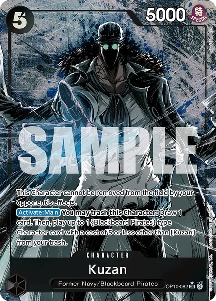 Kuzan, One Piece card OP10-082 — ROYAL BLOOD set