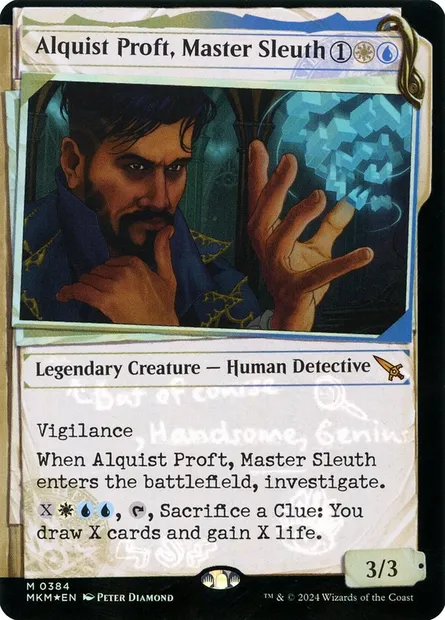 Alquist Proft, Master Sleuth, Magic card MKM 384 — Murders at Karlov Manor set
