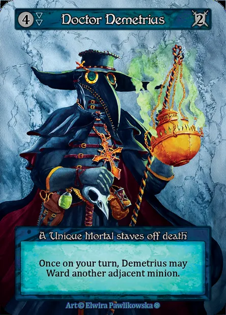 Doctor Demetrius, Sorcery card GOT 055 — Gothic set