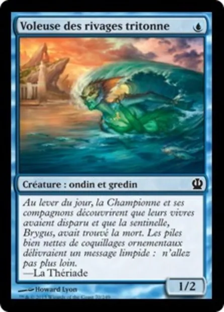 Voleuse des rivages tritonne, carte Magic THS 70 — extension Theros