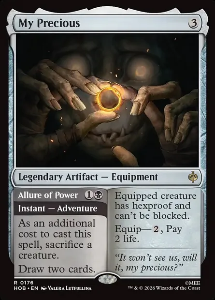 My Precious // Allure of Power, Magic card HOB 176 — The Hobbit set