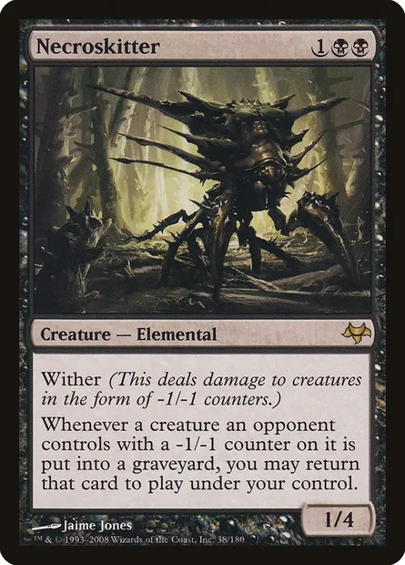 Necroskitter, Magic card EVE 38 — Eventide set