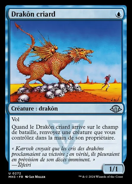 Drakôn criard, carte Magic MH3 272 — extension Modern Horizons 3