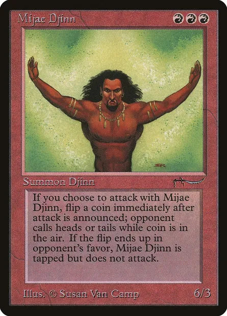 Mijae Djinn, Magic card ARN 42 — Arabian Nights set
