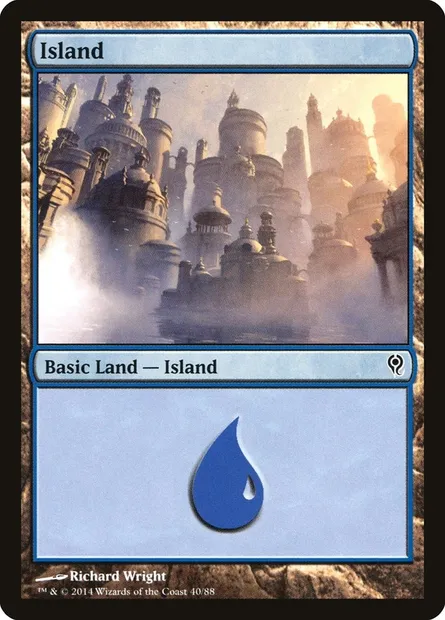 Island, Magic card DDM 40 — Duel Decks: Jace vs. Vraska set