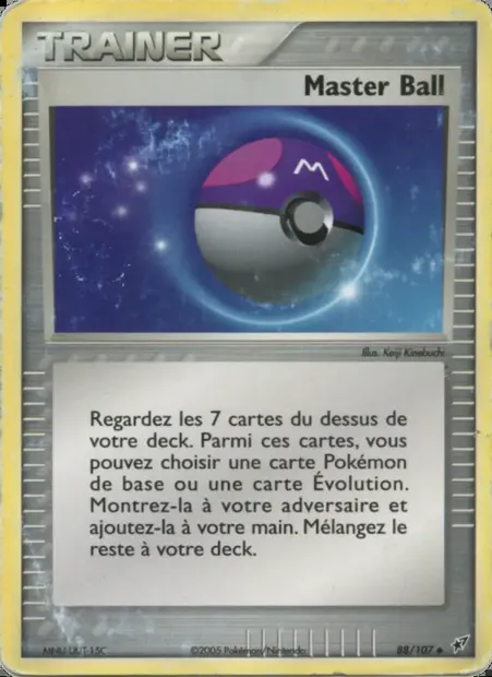 Master Ball, carte Pokémon DX 88 — extension EX Deoxys