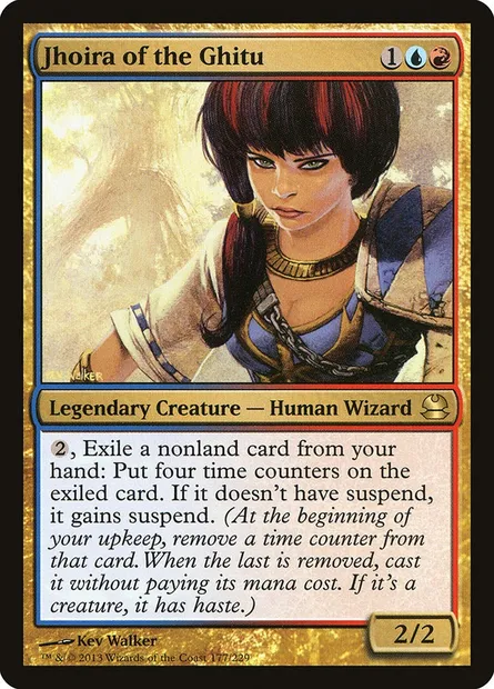 Jhoira of the Ghitu, Magic card MMA 177 — Modern Masters set