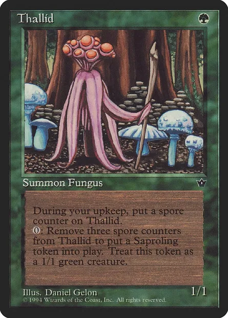 Thallidé, carte Magic FEM 74d — extension Fallen Empires
