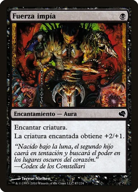 Force impie, carte Magic PS11 87 — extension Salvat 2011