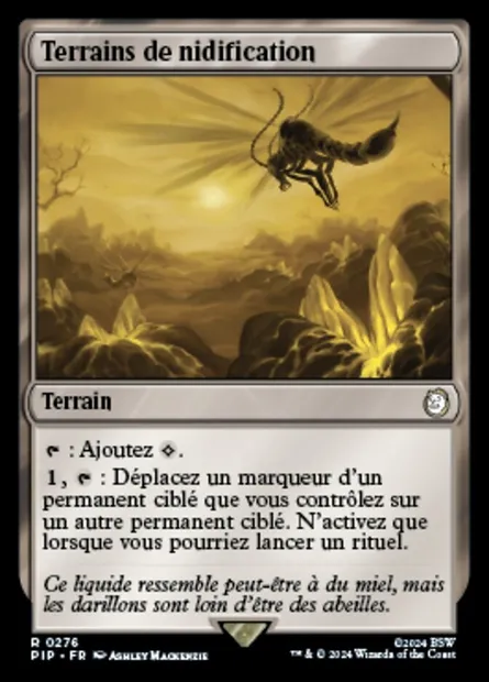 Terrains de nidification, carte Magic PIP 276 — extension Fallout