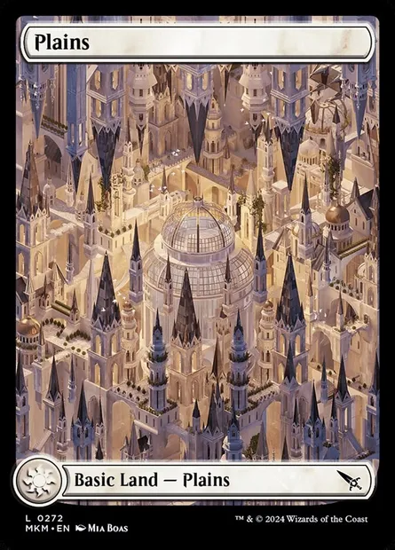 Plains, Magic card MKM 272 — Murders at Karlov Manor set
