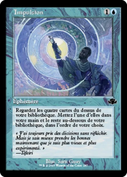 Impulsion, carte Magic DMR 287 — extension Dominaria Remastered
