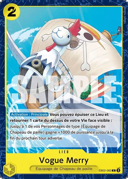 Vogue Merry, carte One Piece EB02-060 — extension Anime 25th Collection