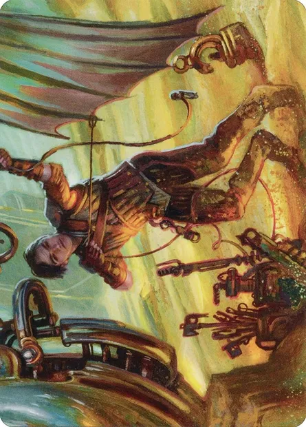 Mishra, Excavation Prodigy // Mishra, Excavation Prodigy, carte Magic ABRO 36 — extension The Brothers' War Art Series
