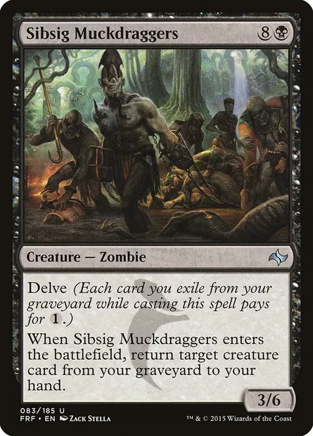 Sibsig Muckdraggers, Magic card FRF 83 — Fate Reforged set