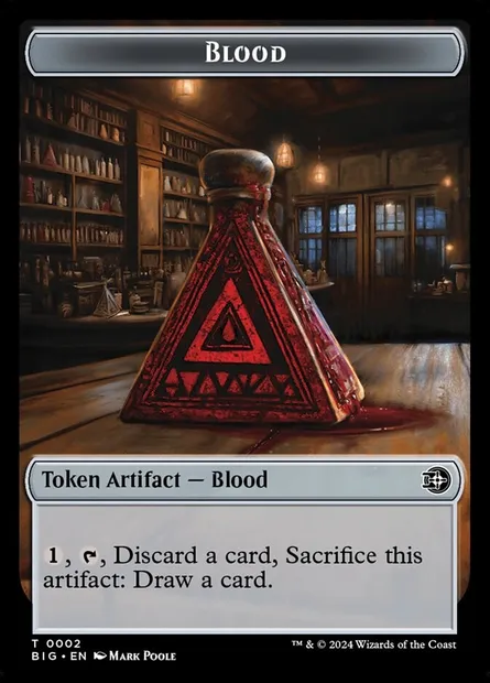 Blood, carte Magic TBIG 2 — extension The Big Score Tokens