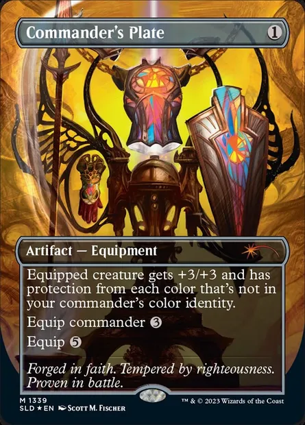 Plaque de commandant, carte Magic SLD 1339 — extension Secret Lair Drop