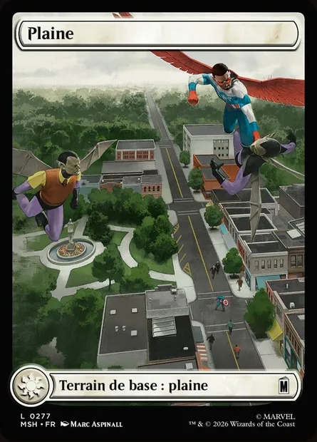 Plaine, carte Magic MSH 277 — extension Marvel Super Heroes