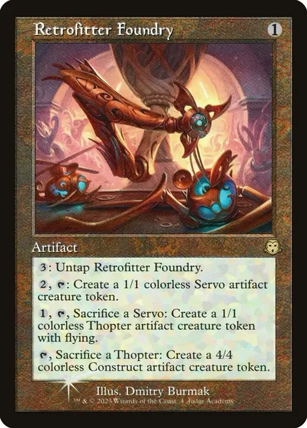 Retrofitter Foundry, Magic card P23 4 — Judge Gift Cards 2023 set