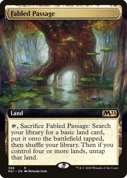 Fabled Passage, Magic card M21 386 — Core Set 2021 set