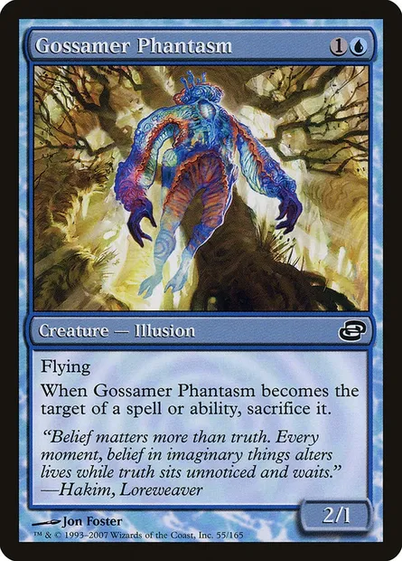Gossamer Phantasm, Magic card PLC 55 — Planar Chaos set