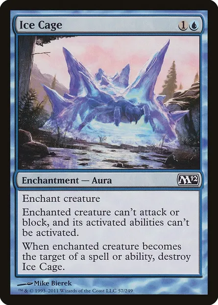 Ice Cage, Magic card M12 57 — Magic 2012 set